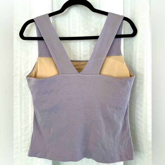 OGL NWT Plantive® Square Neck Brami Tank - Glossy Grape - L - Picture 6 of 7